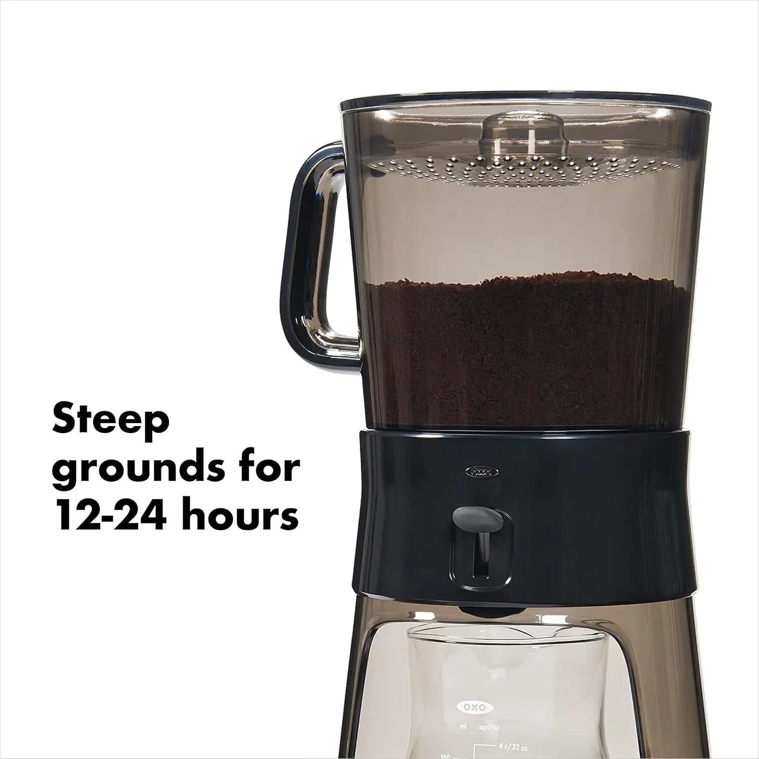 OXO Good Grips Cold Brew Coffee Maker,  32 Ounce - Crema Peaks Coffee