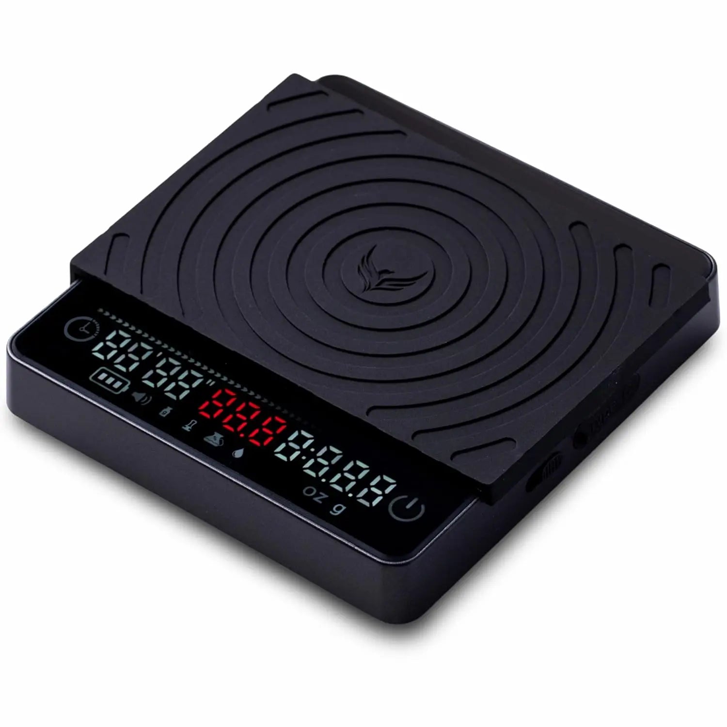 Smart Coffee Scale – Easy Use Digital Espresso Scale with Timer, Auto Tare & Flow Rate Indicator – Compact Rechargeable Weight Scale for Drip Coffee, Pour Over & Matcha - Crema Peaks Coffee