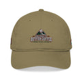 Crema Peaks Embroidered Baseball Cap — Organic Cotton Coffee Logo Hat