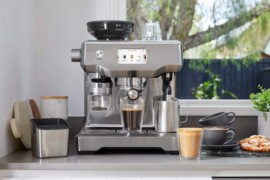 Breville Barista Touch Espresso Machine BES880BSS, Brushed Stainless Steel - Crema Peaks Coffee