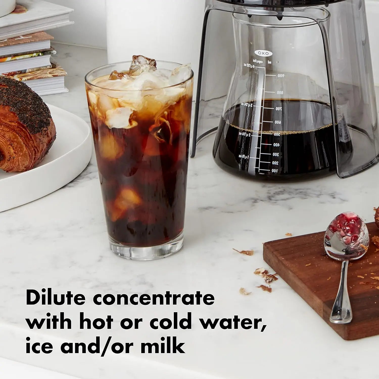OXO Good Grips Cold Brew Coffee Maker,  32 Ounce - Crema Peaks Coffee