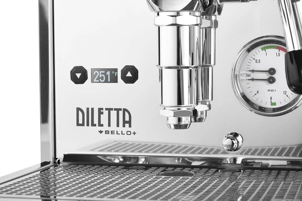 Diletta Bello+ Espresso Machine (White) - Crema Peaks Coffee