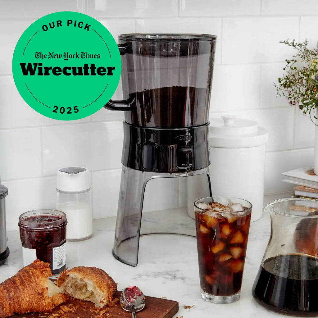 OXO Good Grips Cold Brew Coffee Maker,  32 Ounce - Crema Peaks Coffee