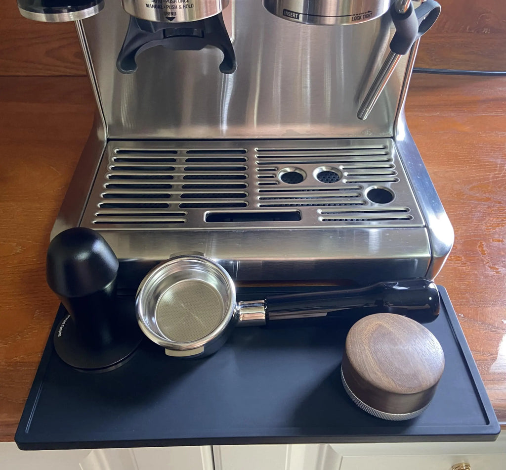 58mm Bottomless Portafilter Compatible with E61 Grouphead Flair 58, ECM, Rocket Espresso Machine Stainless Steel Naked Portafilter with Filter Basket Handle-Wooden, Rosewooden - Crema Peaks Coffee