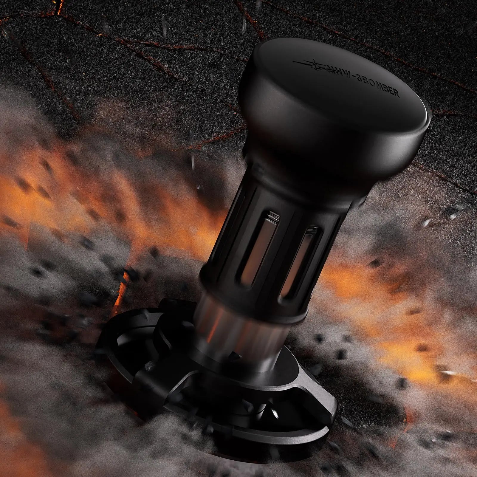 58mm Espresso Tamper, MHW-3BOMBER Coffee Tamper with Sound Feedback for Barista, Impact Tamper Tool Espresso Espresso Hand Tamper with 4 Spring Loaded Fits 58mm Portafilter, YU Series, T5862-OS - Crema Peaks Coffee