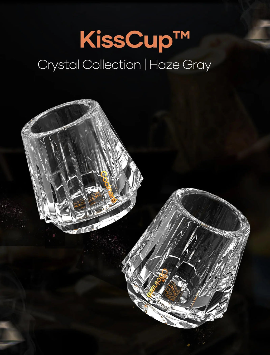 Cocinare Espresso Cups Set of 2, Crystal Clear Espresso Shot Glasses, Ideal Small Demitasse Cups for Pour Over Coffee Maker and Cortado, Essential Coffee Bar Accessories, Gift for Lovers, 1.5 OZ - Crema Peaks Coffee
