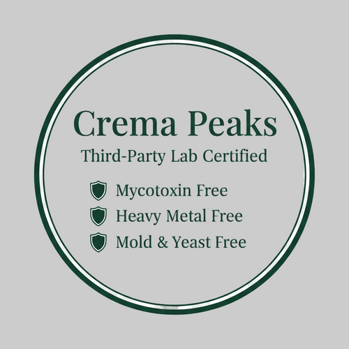 Crema Peaks Purity Badge Transparent