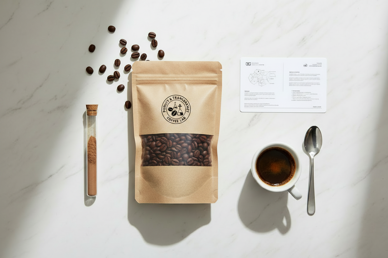 Crema Peaks Purity Promise with Logo