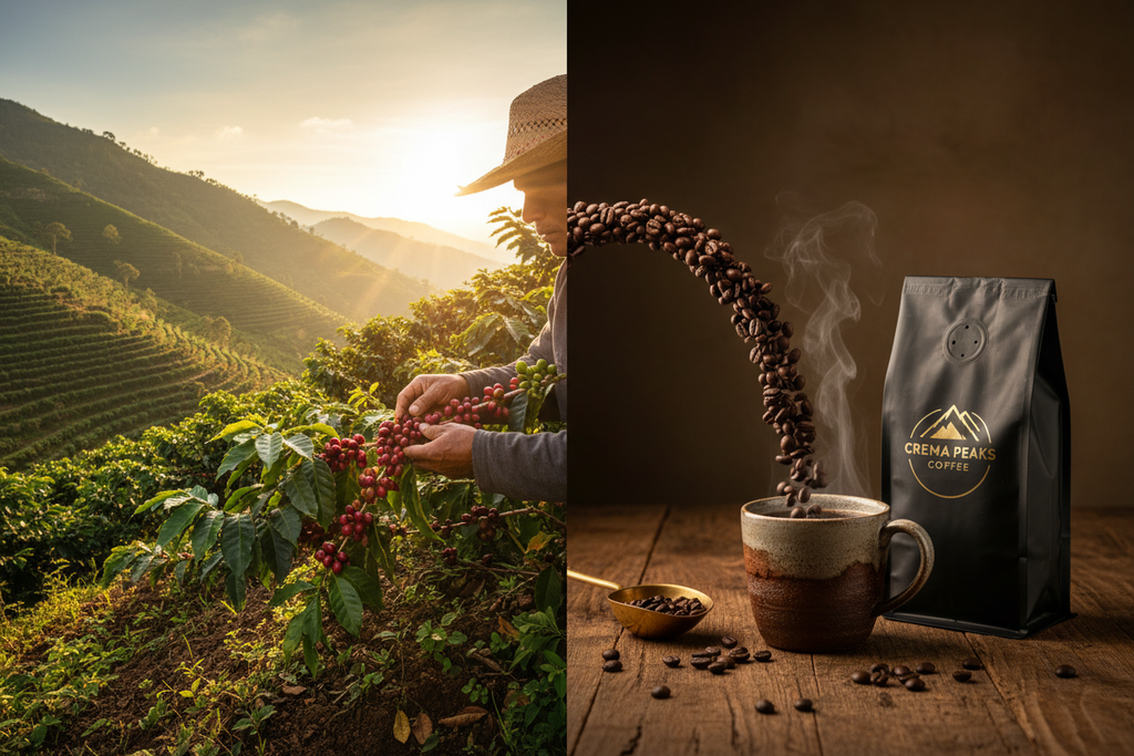 Crema Peaks Coffee Specialty Coffee Gift Card, Perfect way to share your experience with others. From roast to cup. - Crema Peaks Coffee