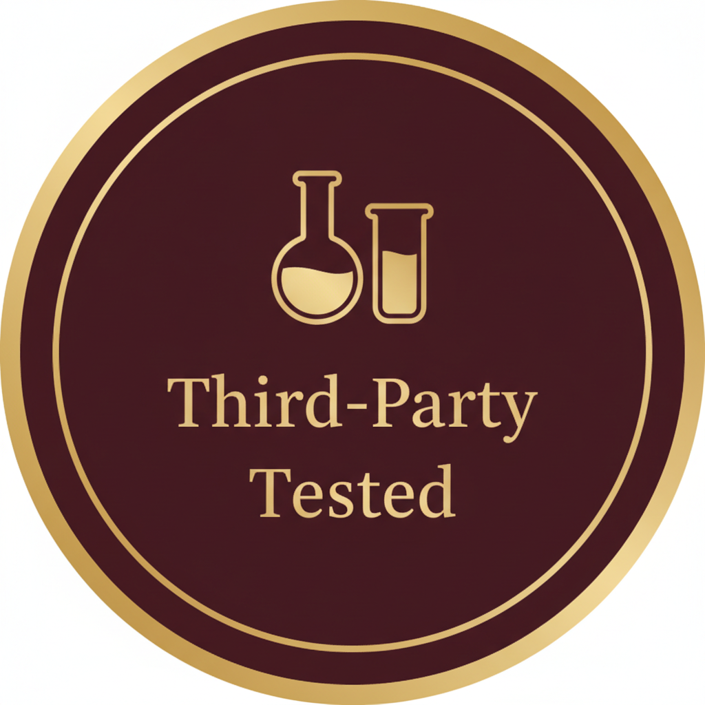 Third-Party Tested Badge with Icon